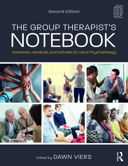 Book cover of The Group Therapist's Notebook: Homework, Handouts, and Activities for Use in Psychotherapy (2)