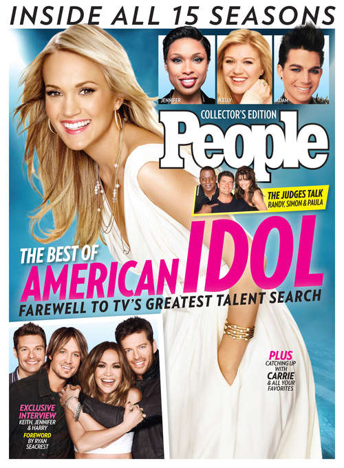 Book cover of PEOPLE The Best of American Idol: Farewell to TV's Greatest Talent Search