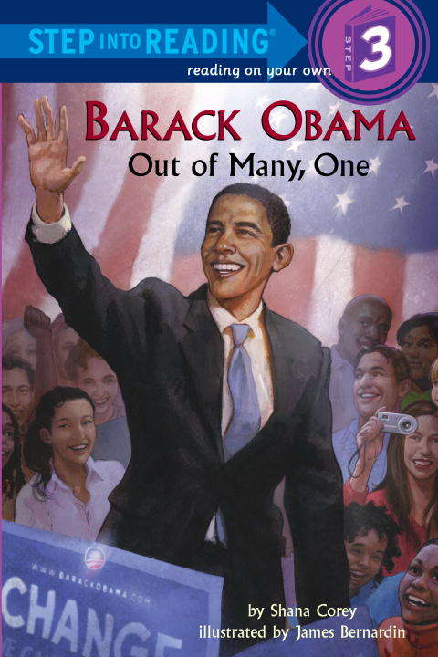 Book cover of Barack Obama: Out of Many, One (Step into Reading)