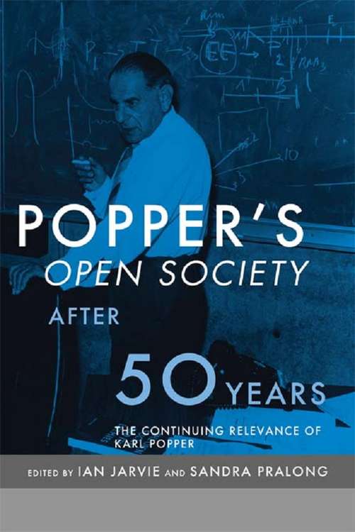 Book cover of Popper's Open Society After Fifty Years