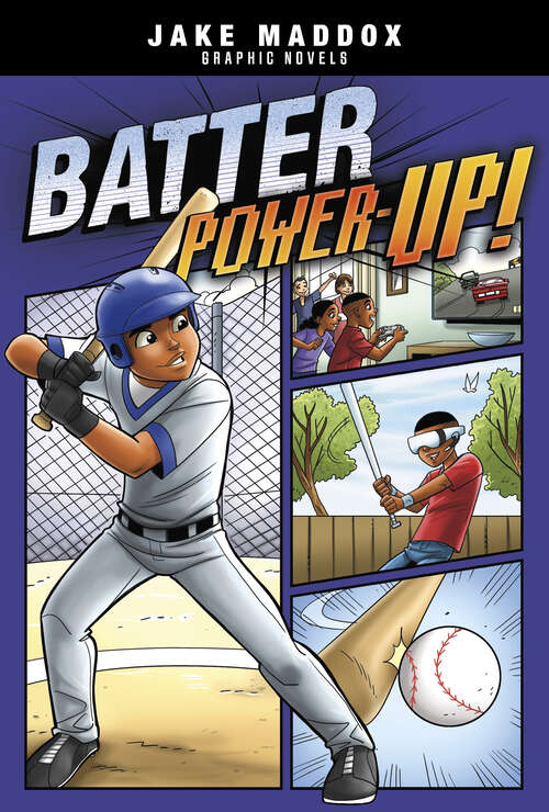 Book cover of Batter Power-Up! (Jake Maddox Graphic Novels Ser.)
