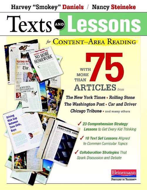 Book cover of Texts AND Lessons for CONTENT: Area Reading