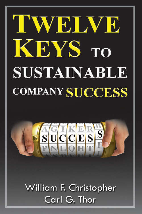 Book cover of Twelve Keys to Sustainable Company Success
