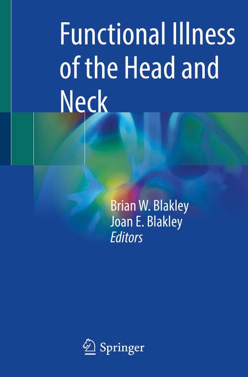 Book cover of Functional Illness of the Head and Neck (1st ed. 2023)