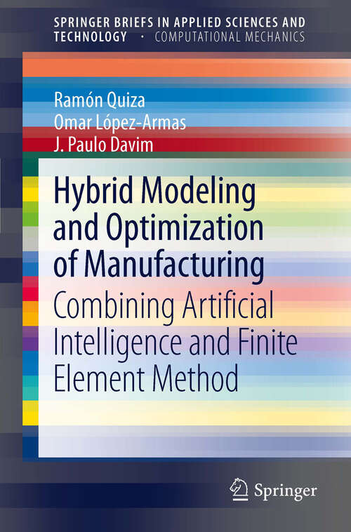Book cover of Hybrid Modeling and Optimization of Manufacturing