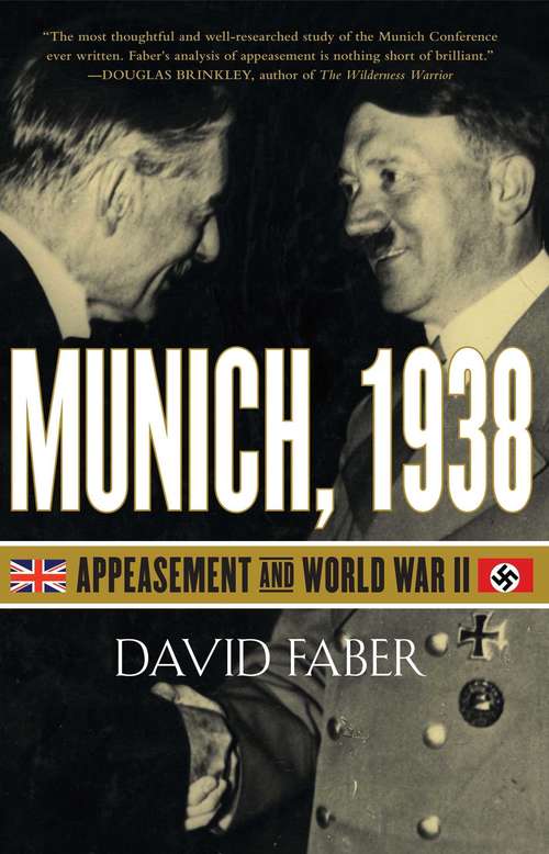 Book cover of Munich, 1938: Appeasement and World War II