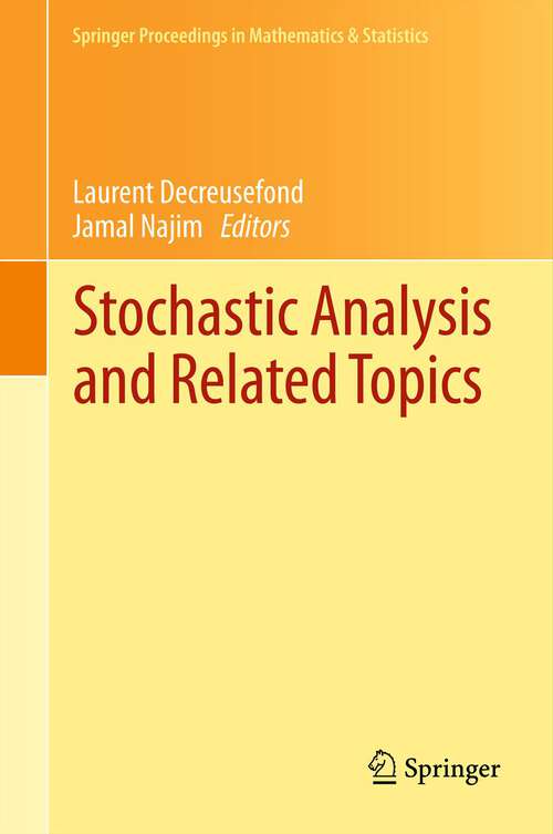 Book cover of Stochastic Analysis and Related Topics