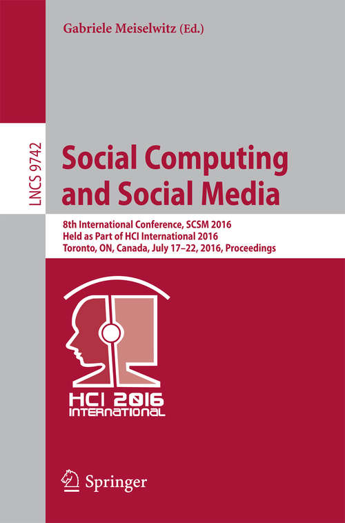 Social Computing and Social Media