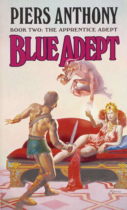 Book cover of Blue Adept