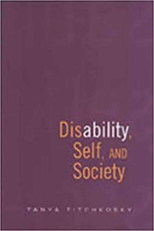 Book cover of Disability, Self, and Society