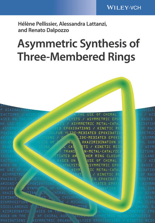 Book cover of Asymmetric Synthesis of Three-Membered Rings