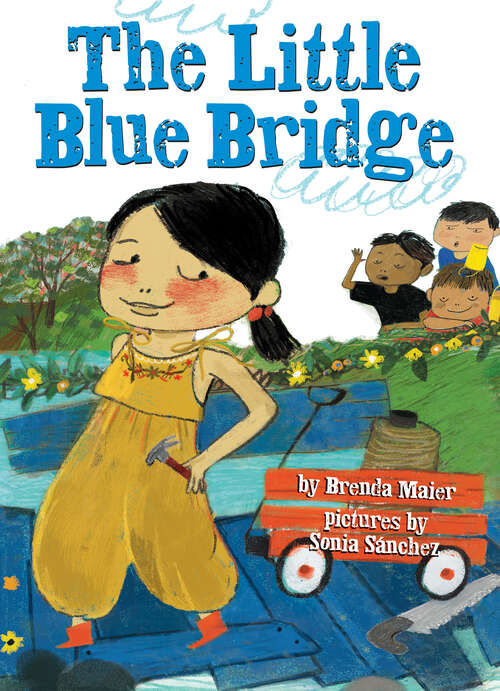 Book cover of The Little Blue Bridge