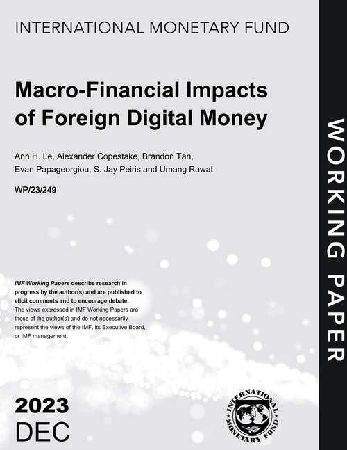 Book cover of Macro-Financial Impacts of Foreign Digital Money (Imf Working Papers)