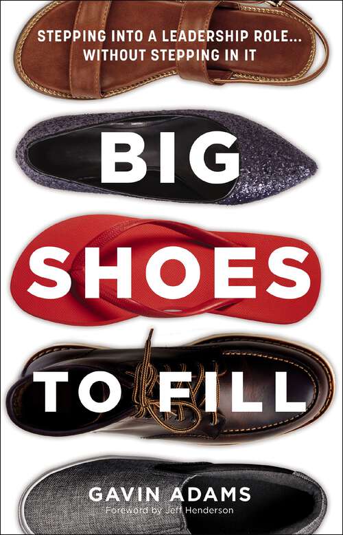 Book cover of Big Shoes to Fill: Stepping into a Leadership Role...Without Stepping in It