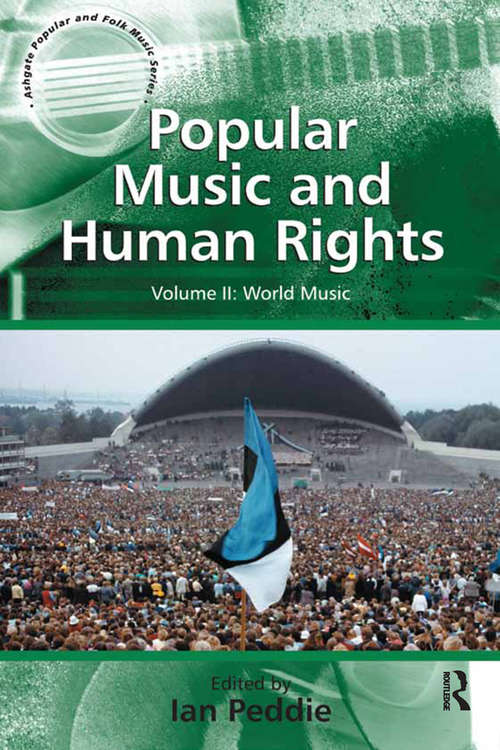Book cover of Popular Music and Human Rights: World Music