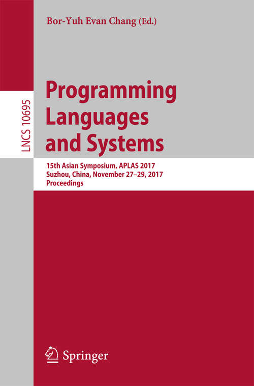 Cover image of Programming Languages and Systems