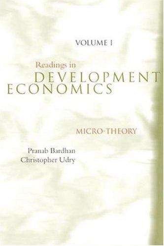 Book cover of Readings in Development Microeconomics, Volume 1: Micro-Theory