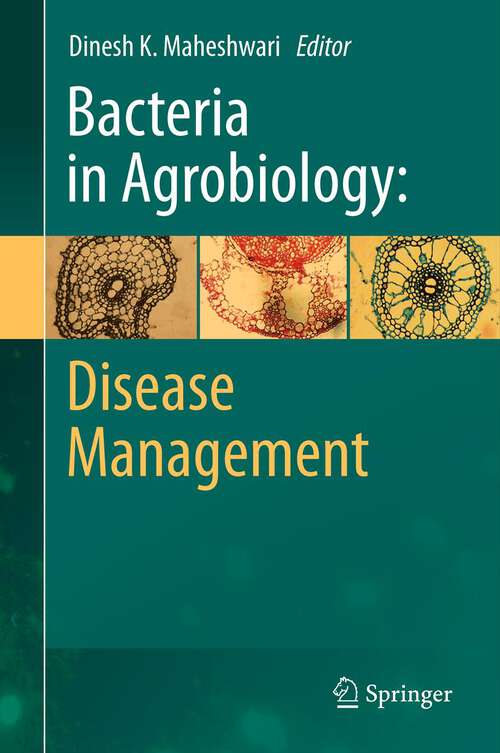 Book cover of Bacteria in Agrobiology: Disease Management
