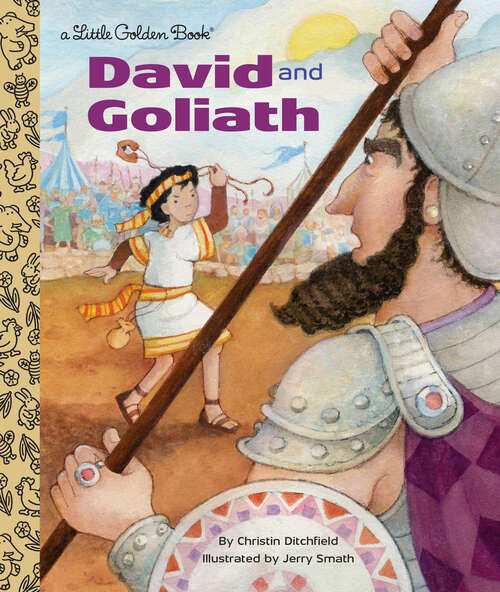 Book cover of David and Goliath (Little Golden Book)