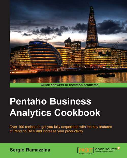 Book cover of Pentaho Business Analytics Cookbook