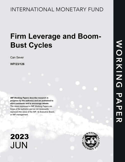 Book cover of Firm Leverage and Boom-Bust Cycles