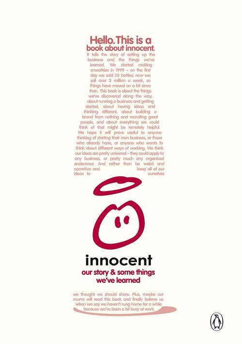 Book cover of A Book About Innocent: Our story and some things we've learned