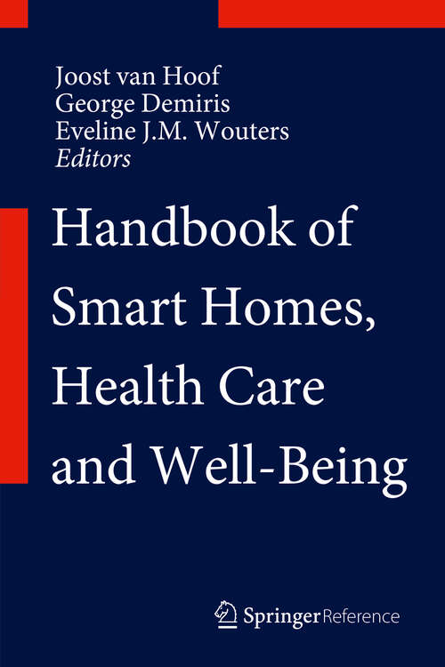 Book cover of Handbook of Smart Homes, Health Care and Well-Being