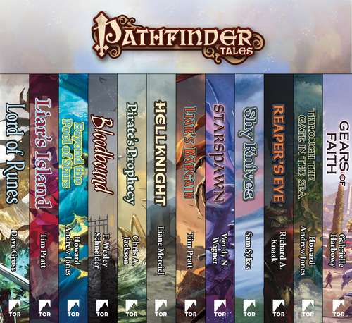 A Pathfinder Tales Collection: Lord of Runes, Liar's Island, Beyond the Pool of Stars, Bloodbound, Pirate's Prophecy, Hellknight, Liar's Bargain, Starspawn, Shy Knives, Reaper's Eye, Through the Gate in the Sea, Gears of Faith (Pathfinder Tales)