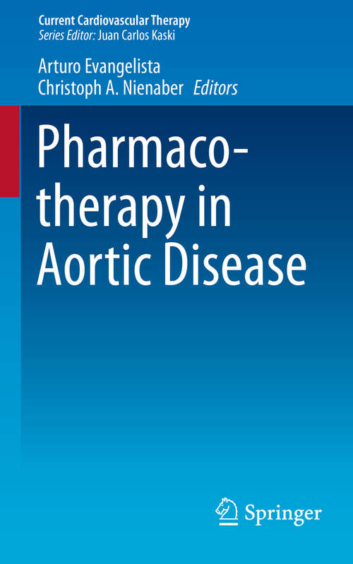 Book cover of Pharmacotherapy in Aortic Disease