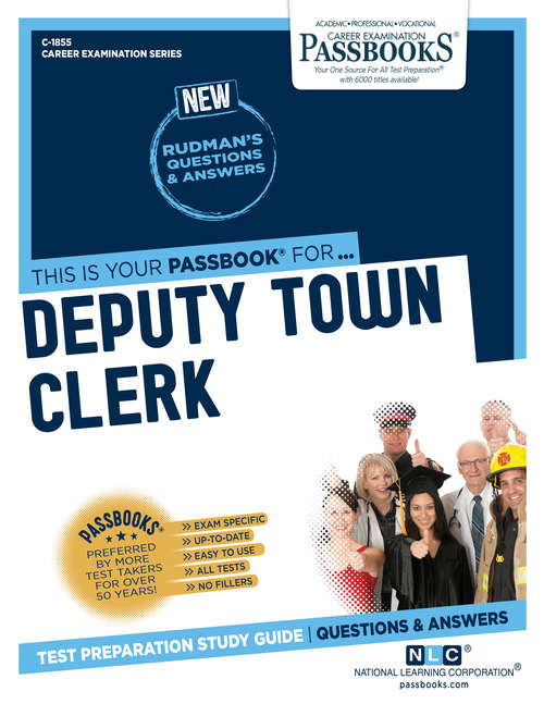 Book cover of Deputy Town Clerk: Passbooks Study Guide (Career Examination Series)