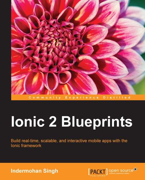 Book cover of Ionic 2 Blueprints