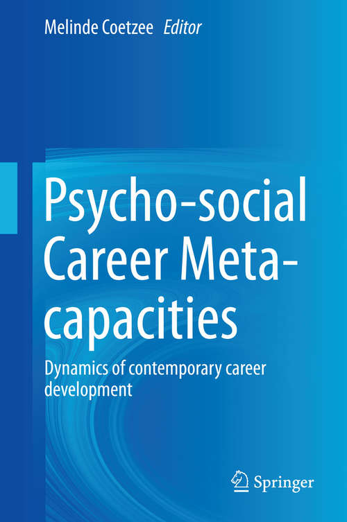 Book cover of Psycho-social Career Meta-capacities