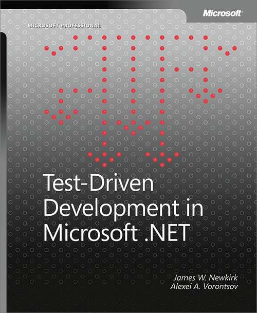 Book cover of Test-Driven Development in Microsoft® .NET