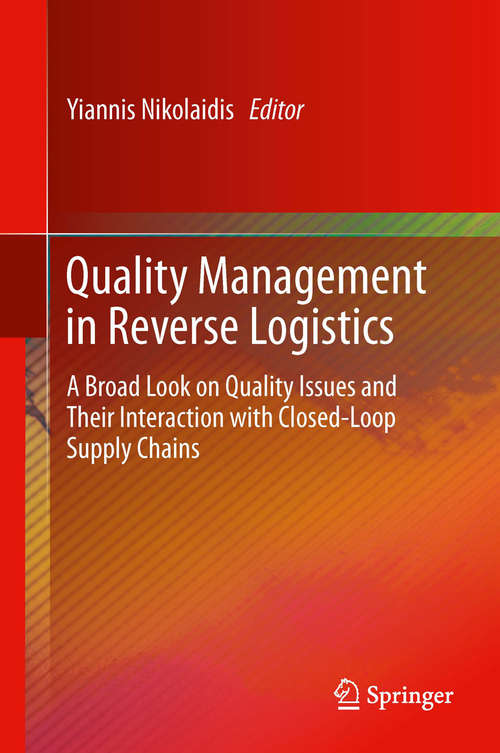 Book cover of Quality Management in Reverse Logistics