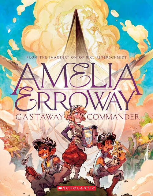 Book cover of Amelia Erroway: Castaway Commander: A Graphic Novel