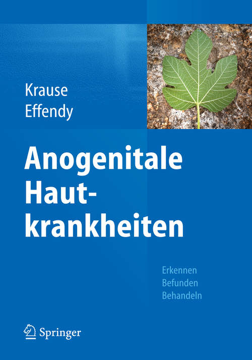 Book cover of Anogenitale Hautkrankheiten: Erkennen, Befunden, Behandeln