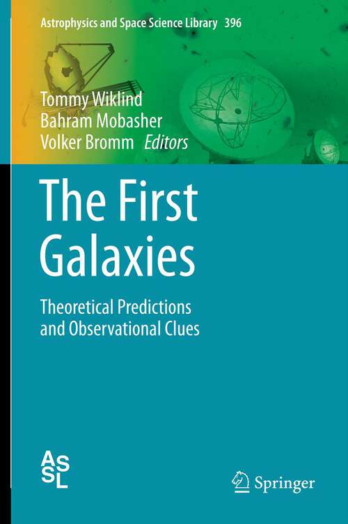 Book cover of The First Galaxies
