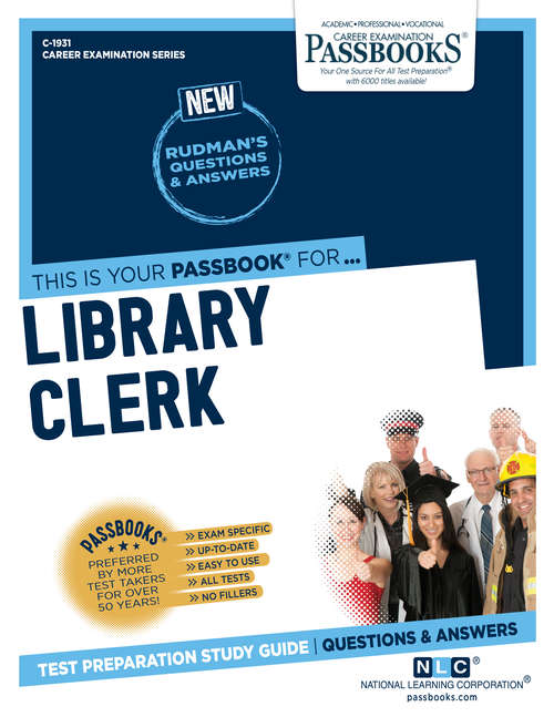 Book cover of Library Clerk: Passbooks Study Guide (Career Examination Series: Vol. 4379)