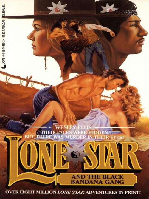 Book cover of Lone Star and the Black Bandana Gang (Lone Star #117)