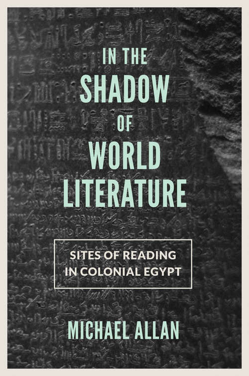 Book cover of In the Shadow of World Literature: Sites of Reading in Colonial Egypt