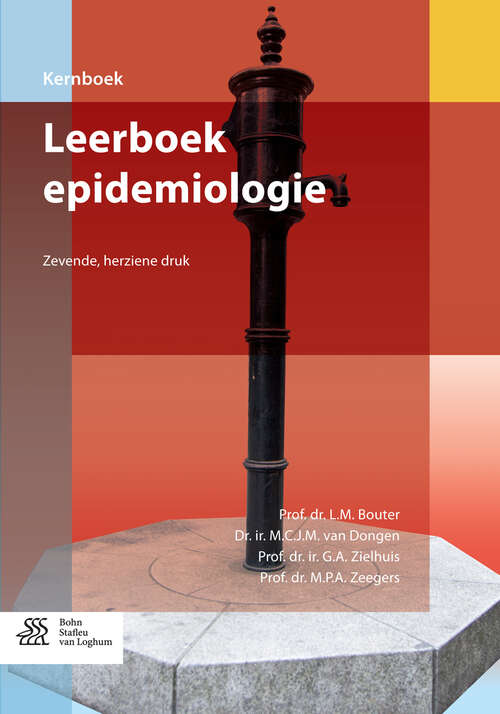 Book cover of Leerboek epidemiologie
