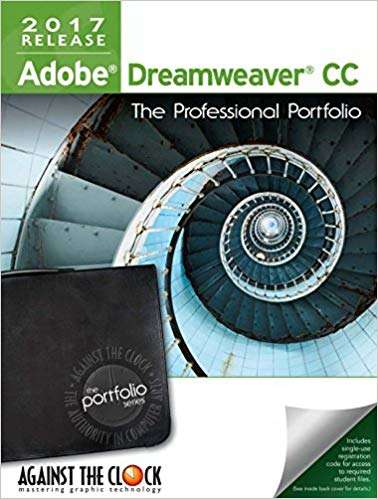 Book cover of Adobe Dreamweaver CC: The Professional Portfolio (2017 Release)