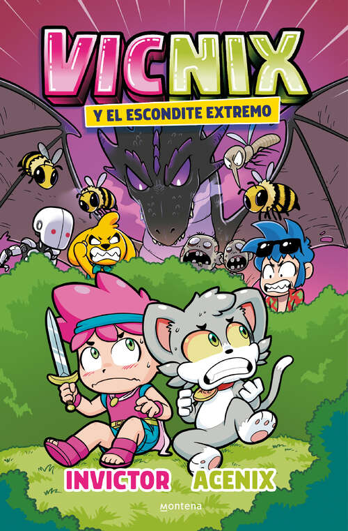 Book cover of Vicnix y el escondite extremo (Invictor y Acenix: Volumen 3)