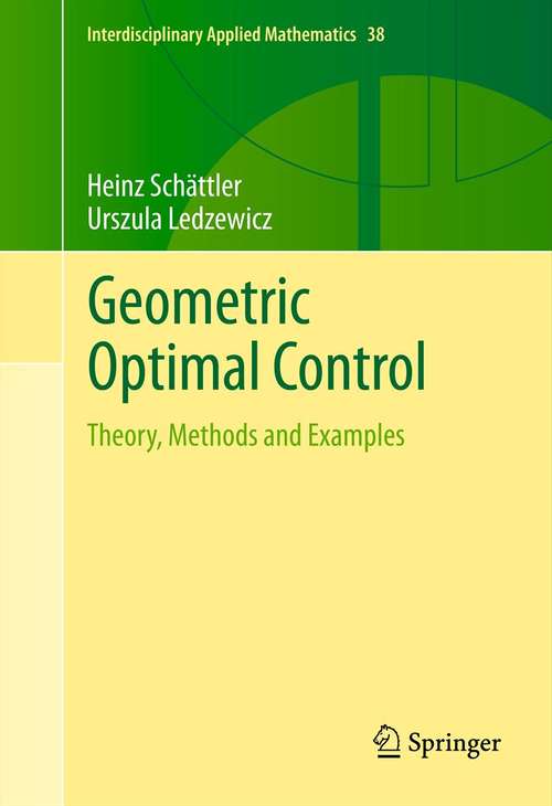 Book cover of Geometric Optimal Control