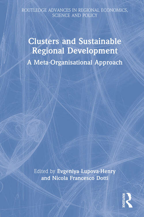 Clusters and Sustainable Regional Development: A Meta-Organisational Approach (Routledge Advances in Regional Economics, Science and Policy)