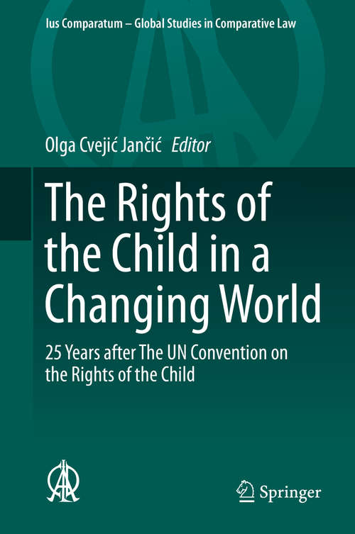 Book cover of The Rights of the Child in a Changing World