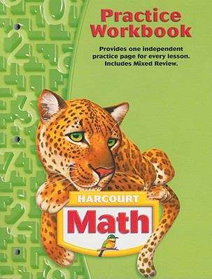Book cover of Harcourt Math: Practice Workbook (Grade #5)