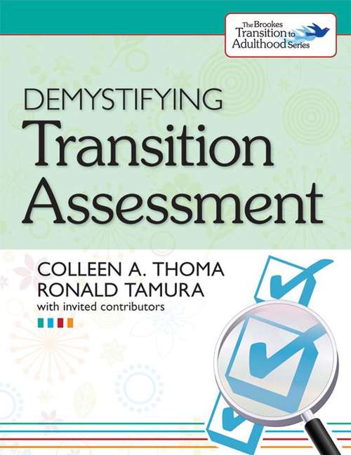 Book cover of Demystifying Transition Assessment (The Brookes Transition to Adulthood Series)