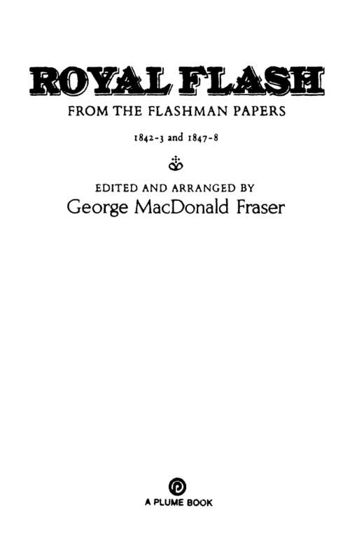 Book cover of Royal Flash (Flashman: Vol. 2)
