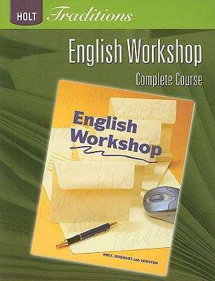 Book cover of Holt Traditions, Complete Course, English Workshop